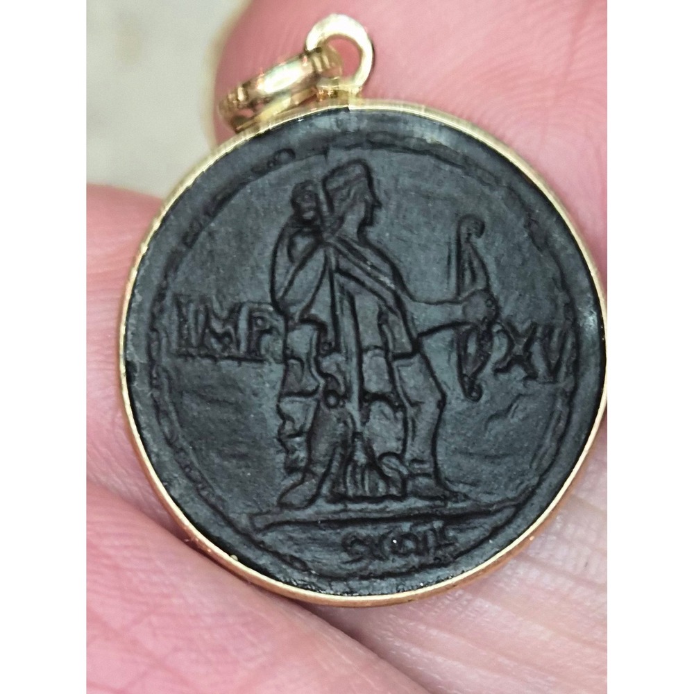 Vintage‎ replica of Roman coin pendant made by the designer Alwand Vahan.